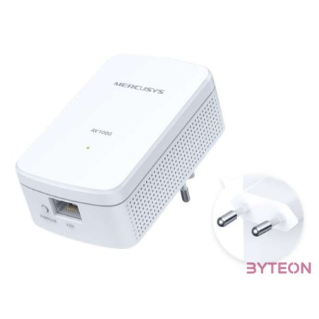 Mercusys MP500 KIT PowerLine adapter 1000 Mbit,s Ethernet,LAN csatlakozás Fehér 2 dB