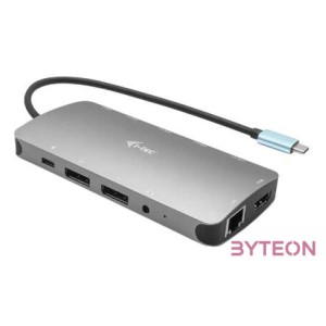 i-tec Metal C31NANODOCKPROPD dokkoló állomás és port replikátor Vezetékes USB 3.2 Gen 1 (3.1 Gen 1) Type-C Ezüst