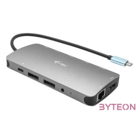i-tec Metal C31NANODOCKPROPD dokkoló állomás és port replikátor Vezetékes USB 3.2 Gen 1 (3.1 Gen 1) Type-C Ezüst