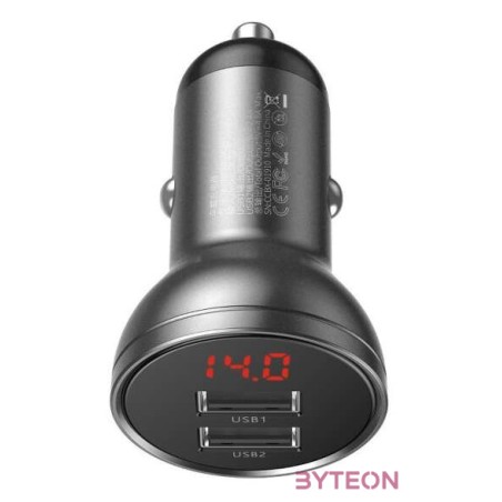 Baseus CCBX-0G mobiltelefon töltő Fekete, Szürke Automatikus