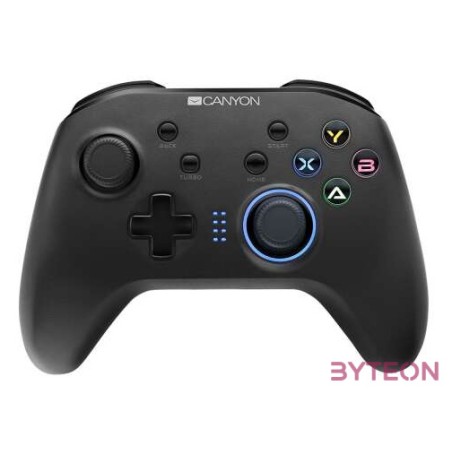 Canyon CND-GPW3 2.4g vezeték nélküli gamepad fekete