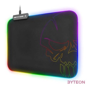 Spirit Of Gamer RGB Medium - Fekete (350x255x3mm)
