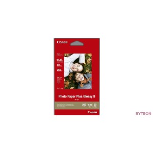 Canon Plus Glossy II PP-201 [10x15cm, 260g, Fényes, 50db]
