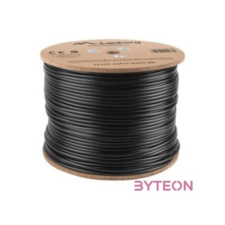 Lanberg LCU5-21CU-0305-BK hálózati kábel Fekete 305 M Cat5e U,UTP (UTP)