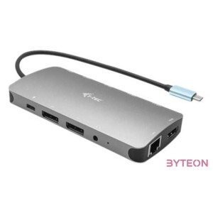 i-tec Metal C31NANODOCKPROPD dokkoló állomás és port replikátor Vezetékes USB 3.2 Gen 1 (3.1 Gen 1) Type-C Ezüst