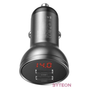 Baseus CCBX-0G mobiltelefon töltő Fekete, Szürke Automatikus