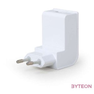 Gembird EG-UC2A-02-W mobiltelefon töltő Fehér Beltéri