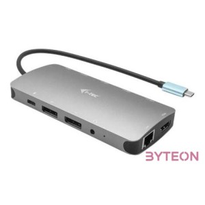 i-tec Metal C31NANODOCKPROPD dokkoló állomás és port replikátor Vezetékes USB 3.2 Gen 1 (3.1 Gen 1) Type-C Ezüst
