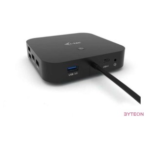 i-tec C31DUALDPDOCKPD dokkoló állomás és port replikátor Vezetékes USB 3.2 Gen 1 (3.1 Gen 1) Type-C Fekete