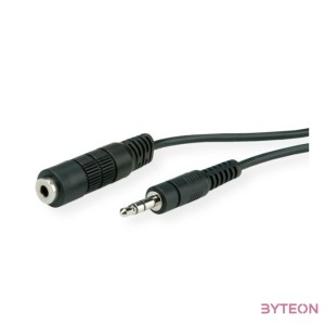 ROLINE 11.09.4359 audio kábel 10 M 3.5mm Fekete