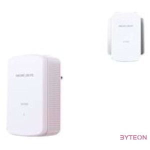 Mercusys MP500 KIT PowerLine adapter 1000 Mbit,s Ethernet,LAN csatlakozás Fehér 2 dB