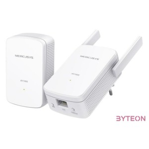 Mercusys MP510 KIT PowerLine adapter 1000 Mbit,s Ethernet,LAN csatlakozás Wi-Fi Fehér