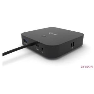 i-tec C31DUALDPDOCKPD dokkoló állomás és port replikátor Vezetékes USB 3.2 Gen 1 (3.1 Gen 1) Type-C Fekete