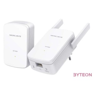 Mercusys MP510 KIT PowerLine adapter 1000 Mbit,s Ethernet,LAN csatlakozás Wi-Fi Fehér
