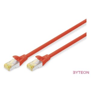 Digitus DK-1644-A-030,R hálózati kábel Vörös 3 M Cat6a S,FTP (S-STP)
