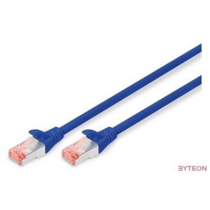 Digitus 3m Cat6 hálózati kábel Kék S,FTP (S-STP)