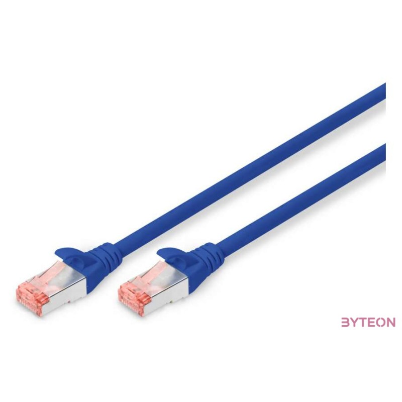 Digitus 3m Cat6 hálózati kábel Kék S,FTP (S-STP)