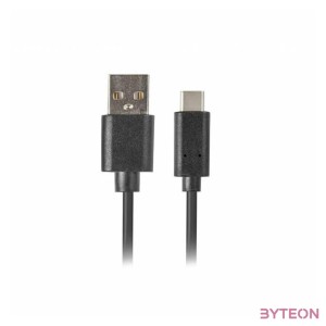 Lanberg CA-USBO-20CU-0010-BK USB kábel 1 M USB 2.0 USB A USB C Fekete