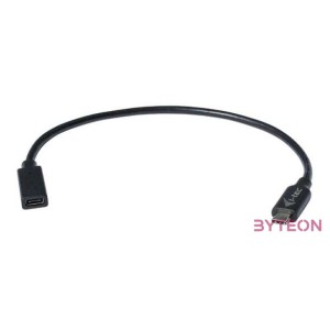 i-tec C31EXTENDCBL USB kábel 0,3 M USB 3.1 Type-C Fekete