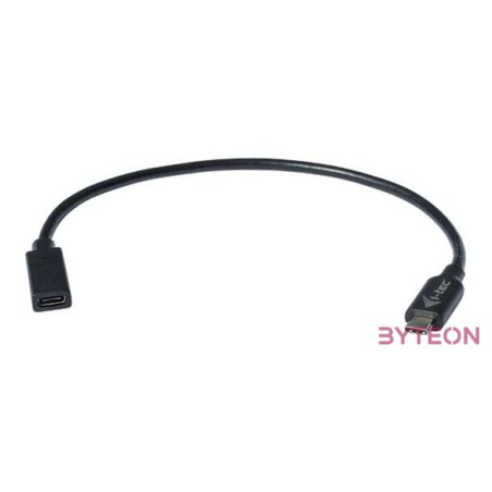 i-tec C31EXTENDCBL USB kábel 0,3 M USB 3.1 Type-C Fekete