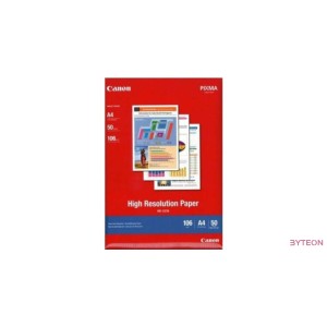 Canon High Resolution Paper  HR-101N [A4, 106g, Nagyfelbontású, 50db]