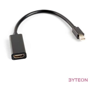 Lanberg AD-0005-BK video átalakító kábel 0,2 M Mini DisplayPort HDMI A-típus (Standard) Fekete
