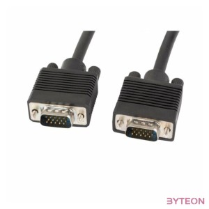 Lanberg CA-VGAC-10CC-0030-B VGA kábel 3 M VGA (D-Sub) Fekete