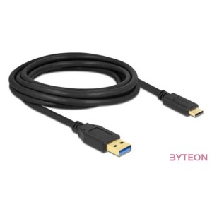 DeLOCK 84006 USB kábel 3 M USB 3.2 Gen 1 (3.1 Gen 1) USB A USB C Fekete