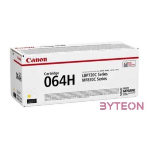 Canon 064H festékkazetta 1 dB Eredeti Sárga