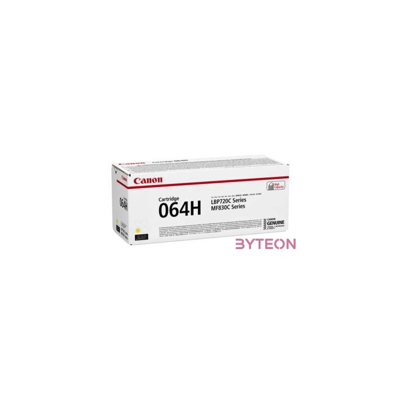 Canon 064H festékkazetta 1 dB Eredeti Sárga