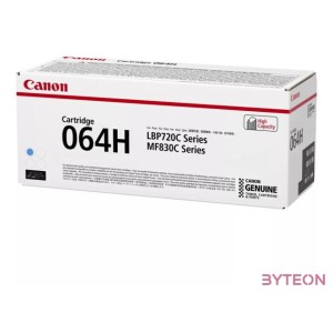 Canon 064H festékkazetta 1 dB Eredeti Cián