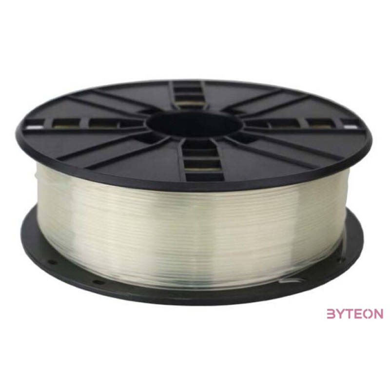 Gembird 3DP-PLA1.75-01-TR 3D nyomtató alapanyag Polilaktánsav (PLA) Átlátszó 1 kg