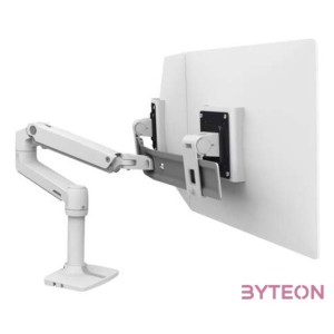 Ergotron LX Series Desk Dual Direct Arm 63,5 cm (25) Szabadon álló Fehér