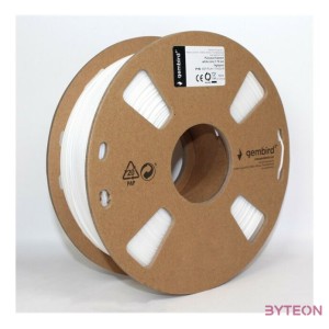 Gembird 3DP-PLA1.75-01-W 3D nyomtató alapanyag Polilaktánsav (PLA) Fehér 1 kg