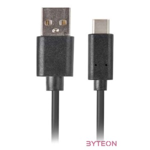 Lanberg CA-USBO-20CU-0010-BK USB kábel 1 M USB 2.0 USB A USB C Fekete