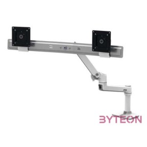 Ergotron LX Series Desk Dual Direct Arm 63,5 cm (25) Szabadon álló Fehér