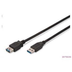 Digitus AK-300203-018-S USB kábel 1,8 M USB 3.2 Gen 1 (3.1 Gen 1) USB A Fekete