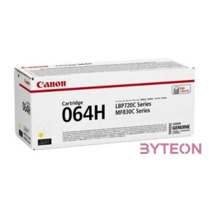 Canon 064H festékkazetta 1 dB Eredeti Sárga