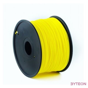 Gembird 3DP-PLA1.75-01-Y 3D nyomtató alapanyag Polilaktánsav (PLA) Sárga 1 kg