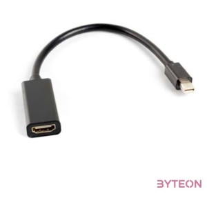 Lanberg AD-0005-BK video átalakító kábel 0,2 M Mini DisplayPort HDMI A-típus (Standard) Fekete