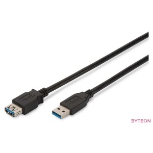Digitus AK-300203-018-S USB kábel 1,8 M USB 3.2 Gen 1 (3.1 Gen 1) USB A Fekete
