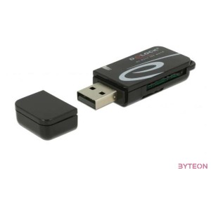 DeLOCK 91602 kártyaolvasó USB 2.0 Fekete