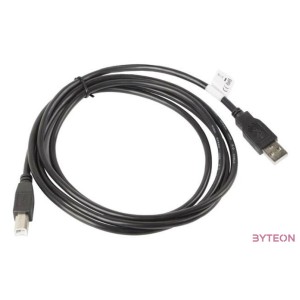 Lanberg CA-USBA-10CC-0050-BK USB kábel 5 M USB 2.0 USB B Fekete