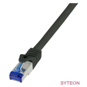 LogiLink C6A053S hálózati kábel Fekete 2 M Cat6a S,FTP (S-STP)