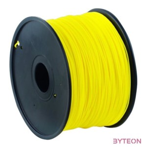 Gembird 3DP-ABS1.75-01-FY 3D nyomtató alapanyag ABS Sárga 1 kg