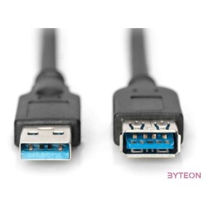 Digitus AK-300203-018-S USB kábel 1,8 M USB 3.2 Gen 1 (3.1 Gen 1) USB A Fekete