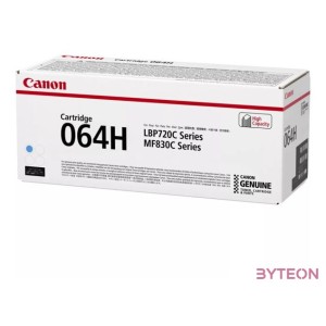 Canon 064H festékkazetta 1 dB Eredeti Cián