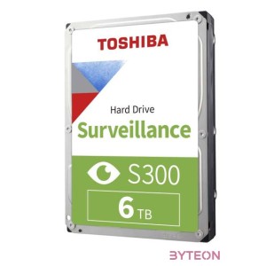 Toshiba Surveillance S300 6TB (3.5,5400,256MB,SATA3)