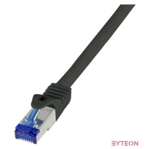 LogiLink C6A053S hálózati kábel Fekete 2 M Cat6a S,FTP (S-STP)