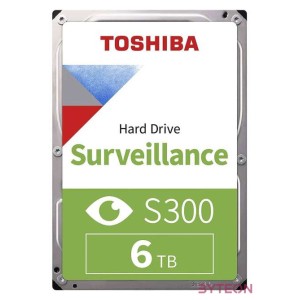 Toshiba Surveillance S300 6TB (3.5,5400,256MB,SATA3)